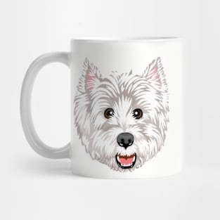 Ruby the westie  (please message me BEFORE you order to add your own name) Mug